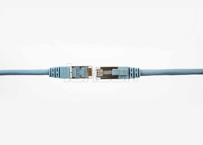 500MHz SSTP Cat6A Patch Cord RJ45 Blue Snagless Ethernet Network Cable