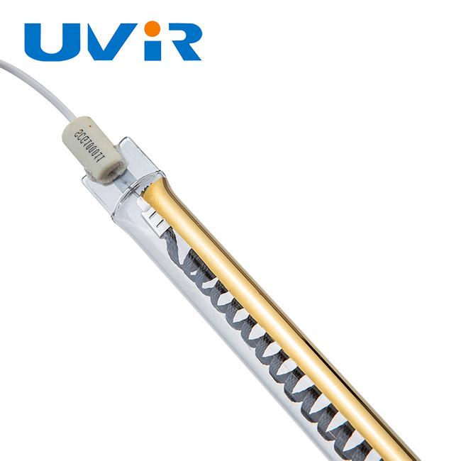 400V Carbon Fiber Infrared Heating Lamp 2000W R7S Base Single Tube