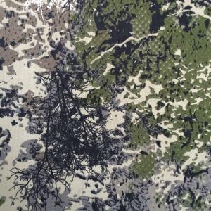Wholesale Cotton Twill Woodland Camouflage Fabric Rotary Screen Printing from china suppliers