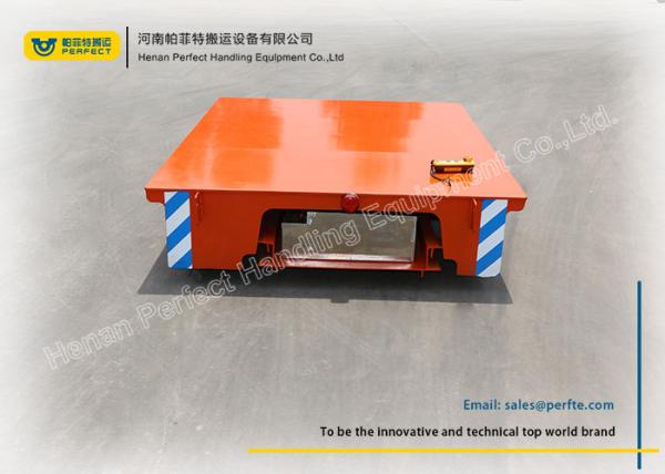 Easy Operated Electric Trailer Trolley / Battery Operated Cart Applied Steel