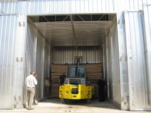 Wholesale 75 M3 Wood Fired Lumber Kiln Cold Water Humidification Medium Long Life Span from china suppliers