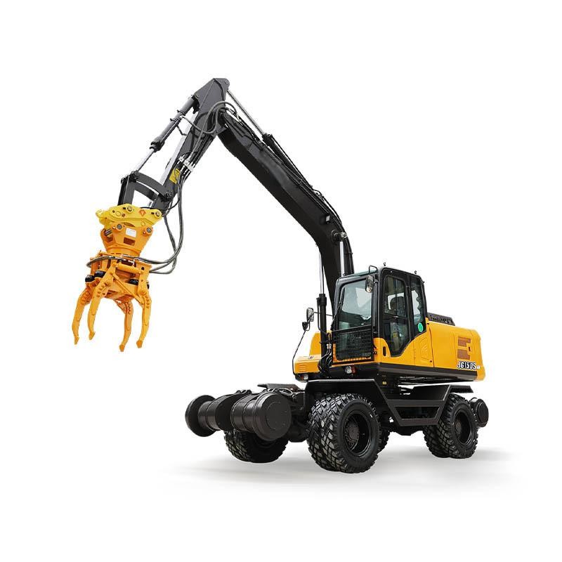 HTRR301 Dual Purpose Pillow Changer Crawler Railroad Excavator / Railroad Building Machine