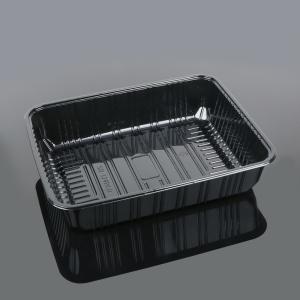 Wholesale PET Disposable Plastic Fruit Tray 24*19*5 Cm Food Safety from china suppliers