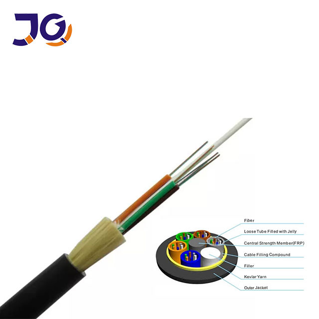 Loose Tube ADSS Fiber Cable Dual Jacket Transmission Span 490M 950M
