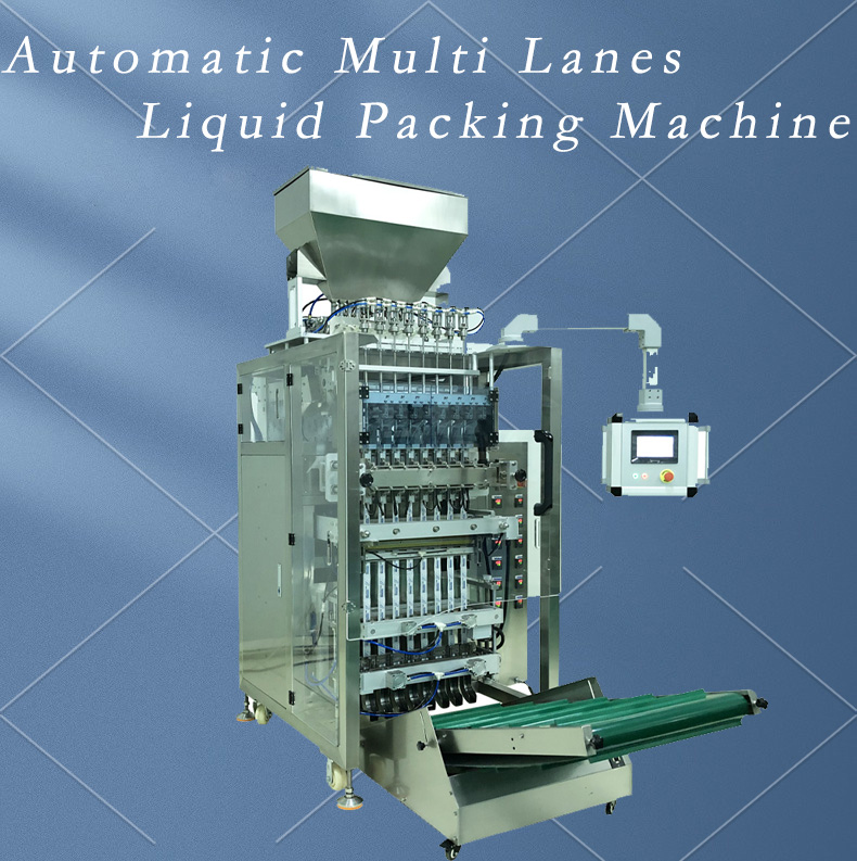 FK-Y3 Automatic Multilane Vffs Packaging Machine for 4 Sides Sealing Pouch Bag Stick