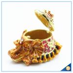 Fashion Elephant Design With Pearl High Quality Trinket Box Wholesale SCJ431