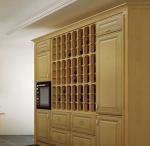Maple kitchen design philippines，Country style solid wood kitchen furniture，wine
