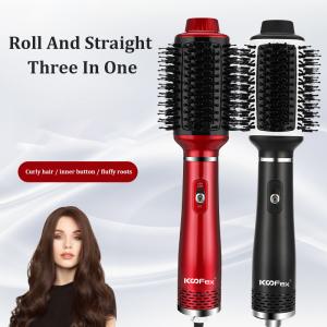 Wholesale OEM 3 In 1 Multifunctional Hair Dryer Brush 240V Hair Straightener Comb from china suppliers