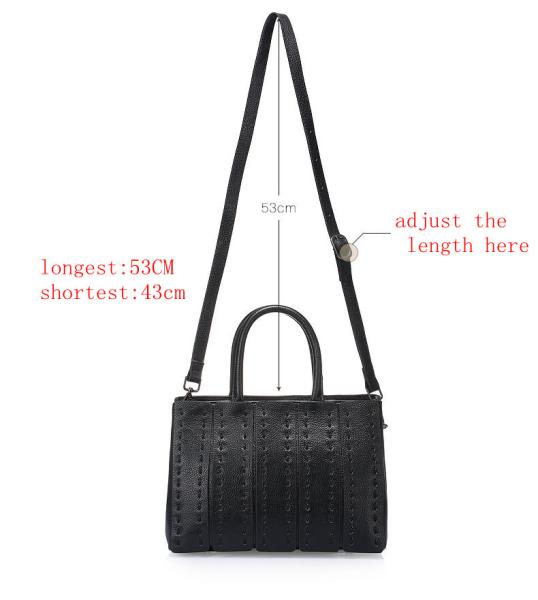 Genuine Leather Lady Totes Bags Patchwork Thread One Shoulder Bags Versatile