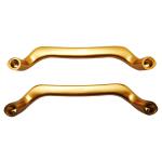 Oxidized Gold Door Pull Handles , Glass Door Handle 400×432mm Size
