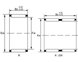 Wholesale Automotive Bearings Needle Bearings For Automotive K28×33×17 from china suppliers