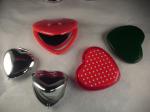 Compact Lady's Makeup Mirror - Heart Shaped