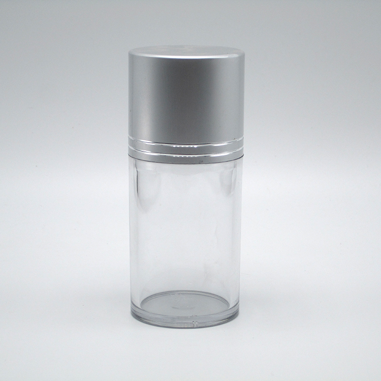 80mL PET Cylinder Shape Wide Mouth Plastic Transparent Bottle with Easy to Aluminum Lids
