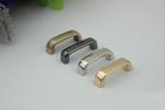 Luxury handbag fitting light gold zinc alloy 20 mm metal arch bridge with high