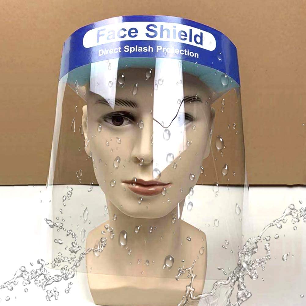 Non Wearing Pressure Plastic Face Shield , Chemical Resistant Face Shield Safe