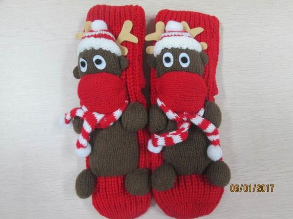 Wholesale Home Girls Floor Slipper Sock Rubber Sole Shoe Socks--100% acrylic--