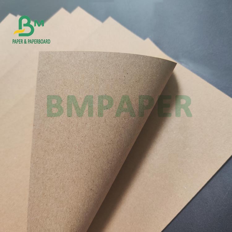 110gsm Brown Test Liner For Carton Boxes 120cm High Strength Recycled Pulp