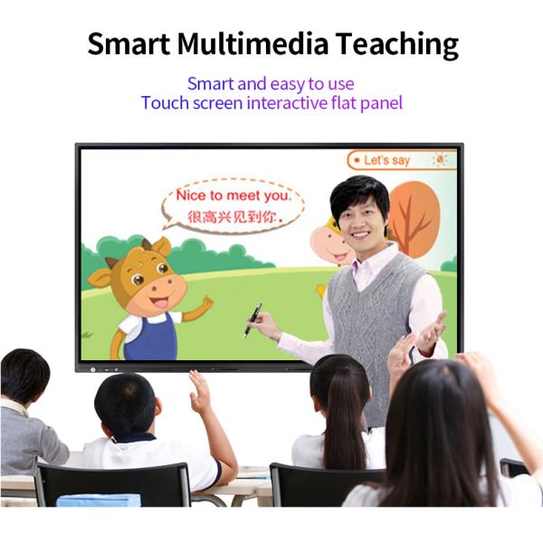 Multitouch Smart Interactive Panel For Classroom 65 Inch 60Hz