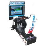 Arcade game black color fiberglass material high definition LCD shooting