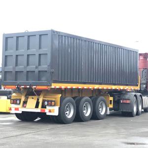Wholesale Container Hydraulic Cylinder 40FT Tri Axle Semi Tipper from china suppliers