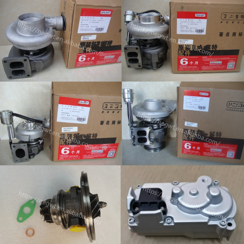 Turbocharger kit HE221W 2834187 2834188 3787122H HE211W for CUM-MINS 2834188 2834187 FOTON ISF
