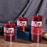 100% Paraffin Scented Soy Wax Candle Wax Pillar Candle For Wedding Gifts