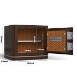 H350mm Durable Home Safe Box Dual Alarm