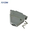 180 Degree Straight Plastic D Sub Hood For 37 Pin DB Connector