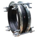 Double Flange Rubber Expansion Joint With Tie Rods PN10 / 16 / 25
