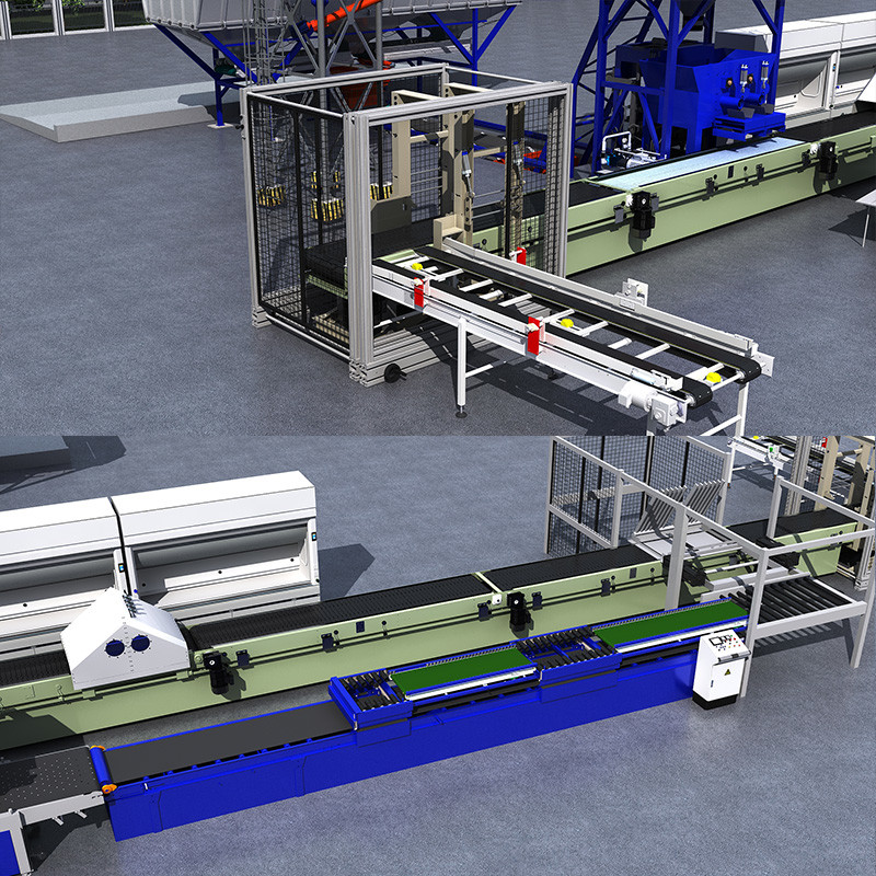Automatic Artificial Stone Production Line With Demoulding Wet Cast Concrete Doser