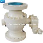 WCB Cast Iron Flanged Ball Valve Trunnion Mounted 10'' Class 900