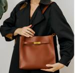 Sedex Leather Bucket Shoulder Bag 29cm 16cm Wide Strap Bucket Bag