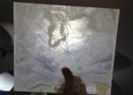 Natural Stone Layer Bacstone Glass , 5mm Low Iron Laminated Glass