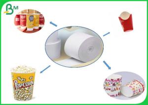 Wholesale Eco - Friendly Biodegradable 180gsm 200gsm 230gsm PE Coated Food Grade Paper Roll For Lunch Box from china suppliers