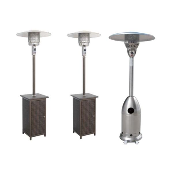 Outdoor Silver Flexible Propane Gas Electric outdoor propane porch heater