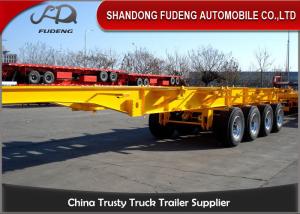 Wholesale 2 / 3 Axle Skeletal Semi Trailer , 40 Ton 20ft 40ft Skeletal Trailer from china suppliers