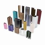 Customized Cabinet Door Aluminum Alloy Frame Profile Anodizing Powder Coating