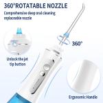 Soft Silicone Electric Dental Flosser Professional Design with 1200-1400 Pulse