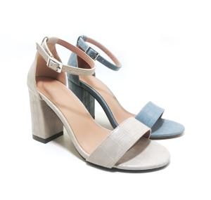 Wholesale customized Rhinestone Heeled Sandals Open Toe Stiletto Heel Type from china suppliers