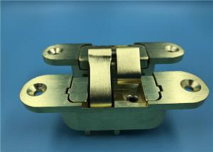 Wholesale Satin Brass Finish Heavy Duty Cabinet Door Hinges / Invisible Door Hinges from china suppliers