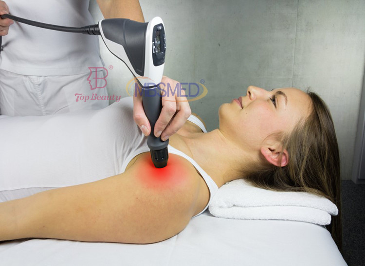 Back Bone Pain Shock Wave Physiotherapy Machine 21HZ Frequency