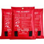 Flexible Fiberglass Fire Blanket with 100% Fiber Thermal Insulation