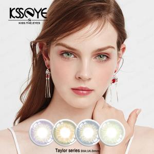 Wholesale KSSEYE Taylor Green Gray Contact Lenses Realistic Eye Design from china suppliers