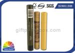 3 Piece Telescopic Cylinder Kraft Paper Packaging Tube With Paper Cap Eco -