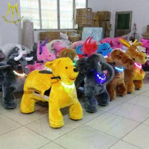Wholesale Hansel battery powered ride on animals coin operated electric toy car mechanical walking animal bike ride on animals from china suppliers
