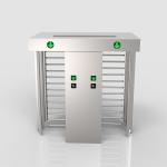 Durable Full Height Turnstile 304 Stainless Steel , Flexible Entrance Gate