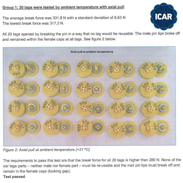 FULL ICAR ET908 Circular Animal Ear Tag BLE Reader Compatible ISO11784/5