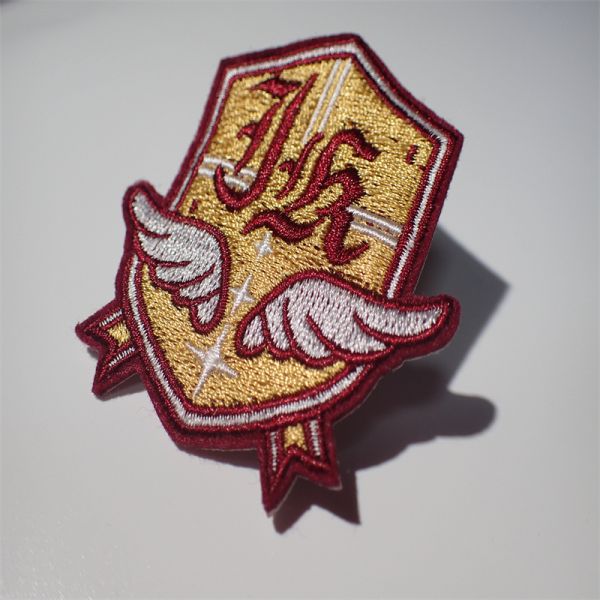 Customized Eco-Friendly Embroidery Patches With Different Colors and Effects Hot Melt Adhesive on the Back