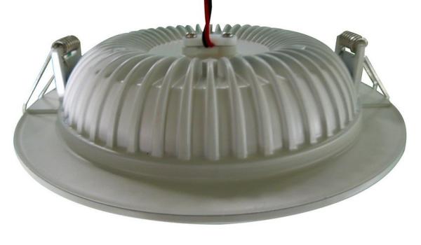 Aluminum Round Led Ceiling Panel 5W / 6W , 2700K - 6500K , Samsung LED Chips