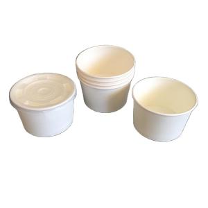 Wholesale Disposable Paper Bowl 350ml PE Coated For Customization Print from china suppliers